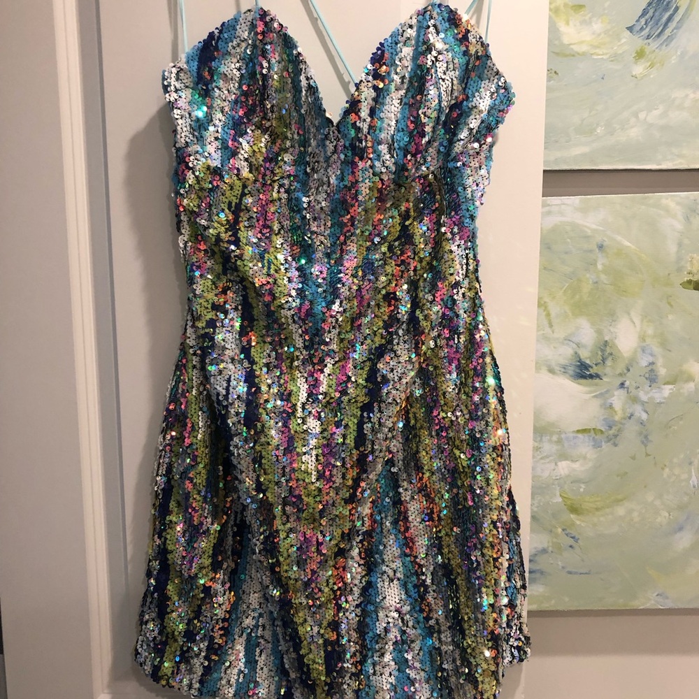 Endless Rose Sequin mini dress